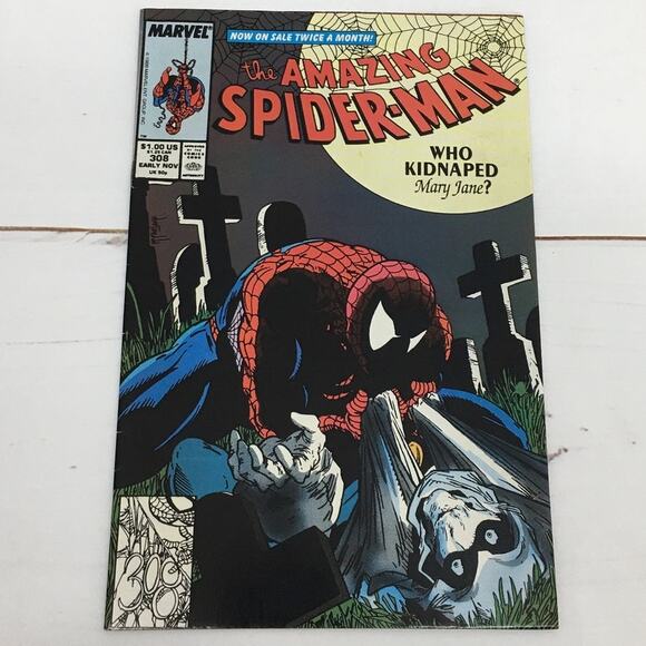The Amazing Spider-Man #308 Marvel Comics Nov 1988 Task Master Jonathan Caesar - Picture 2 of 16